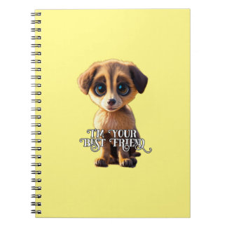 Cute puppy Notebook Anteckningsbok