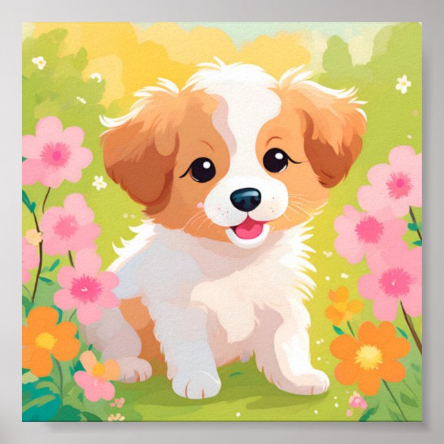 Cute Puppy Poster (Framsidan)