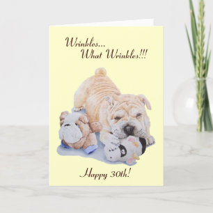 Cute puppy shar pei-hund och teddy lustig 30:e kort