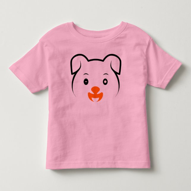 Cute Puppy T Shirt (Framsida)