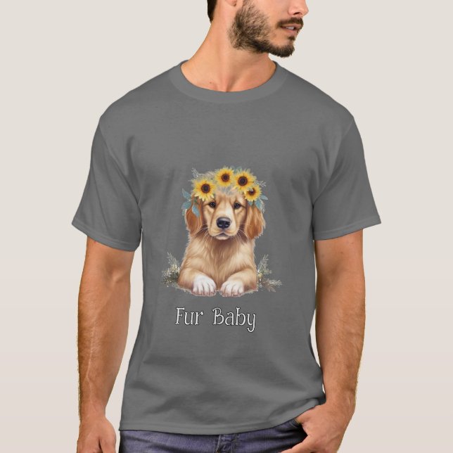 Cute Puppy T Shirt (Framsida)