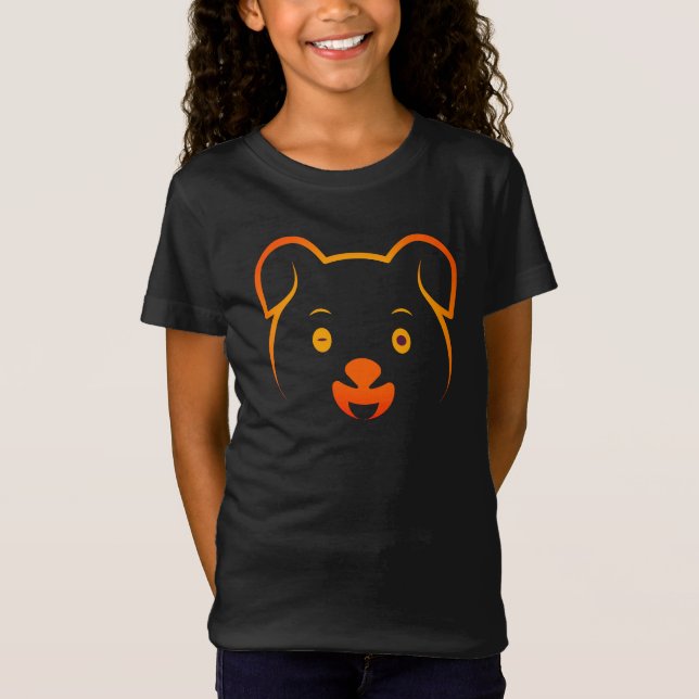 Cute Puppy T Shirt (Framsida)
