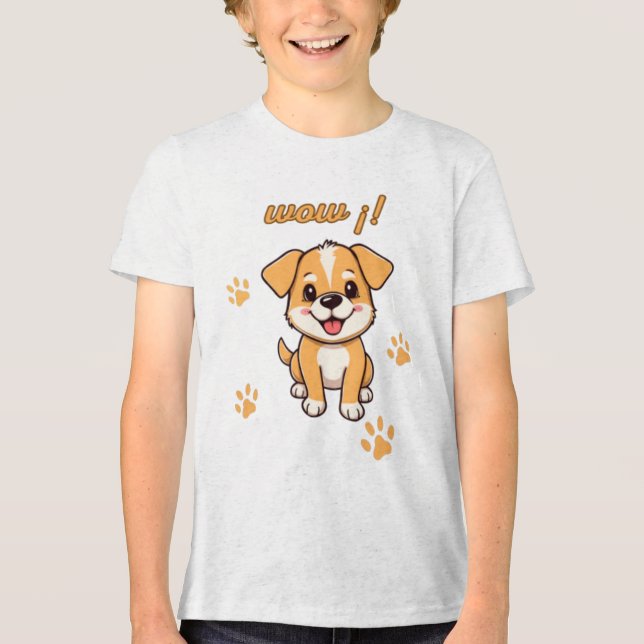 Cute Puppy T Shirt (Framsida)