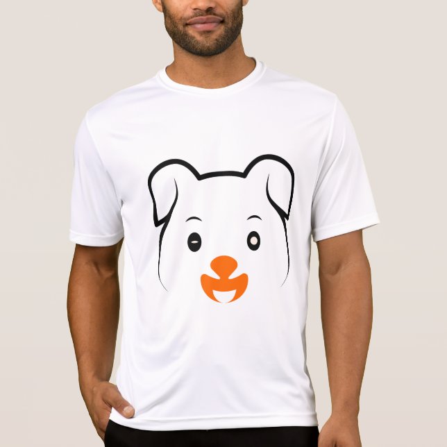 Cute Puppy T Shirt (Framsida)