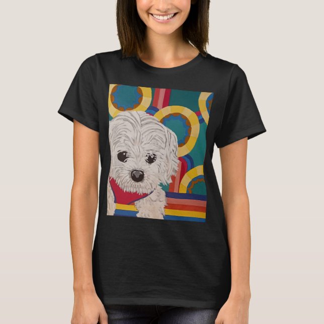 Cute Puppy T Shirt (Framsida)