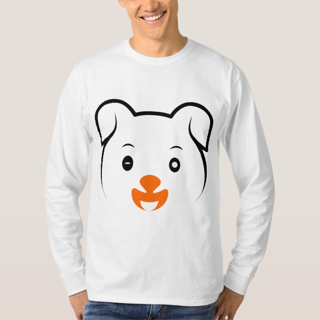 Cute Puppy T Shirt (Framsida)