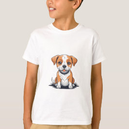 Cute Puppy T-Shirt-för barn - Adsible Graphic Tee