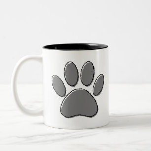 Cute Puppy Tass Teckning Två-Tonad Mugg