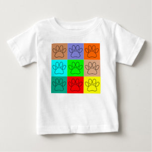 Cute Puppy Tassar i kvadrater Tee Shirt