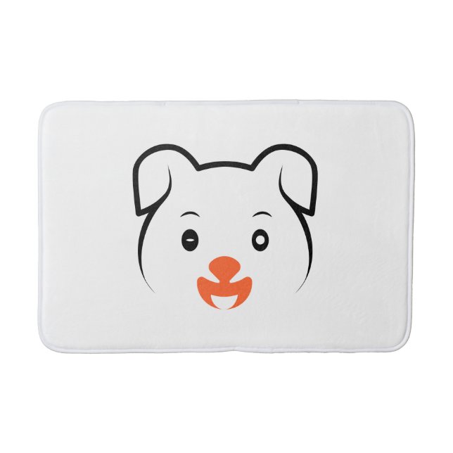 Cute Puppy Wink Badrumsmatta (Framsidan)