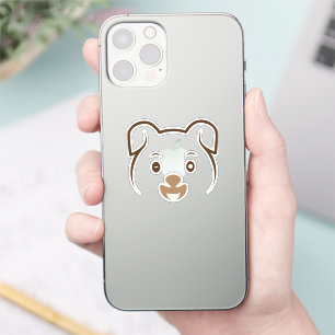 Cute Puppy Wink Klistermärken