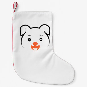 Cute Puppy Wink Liten Julstrumpa