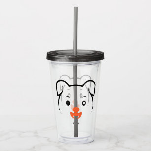 Cute Puppy Wink Take Away Mugg