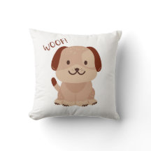 Cute Puppy - Woof Dekorativ kudde