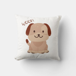 Cute Puppy - Woof Dekorativ kudde
