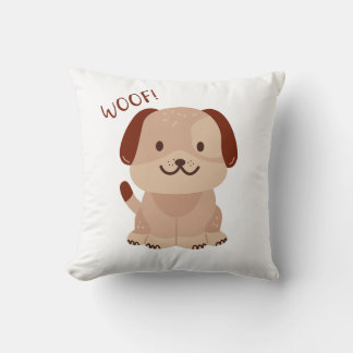 Cute Puppy - Woof Dekorativ kudde