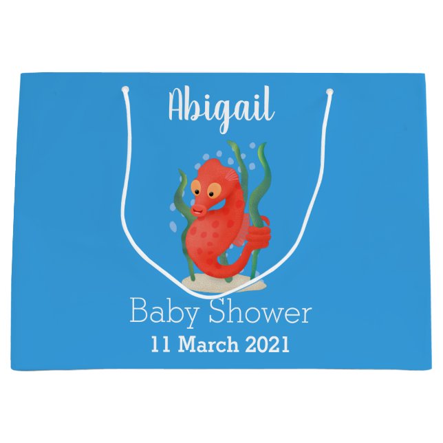 Cute pygmy seahorse tecknad (Framsidan)