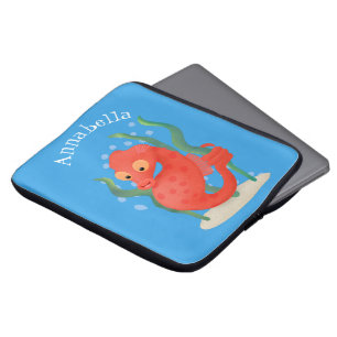 Cute pygmy seahorse tecknad laptop fodral