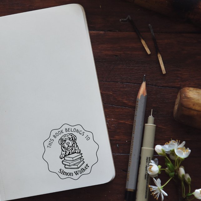 Cute Pyrenean-berget Hund Bok Stämpel (Skapare uppladdad)