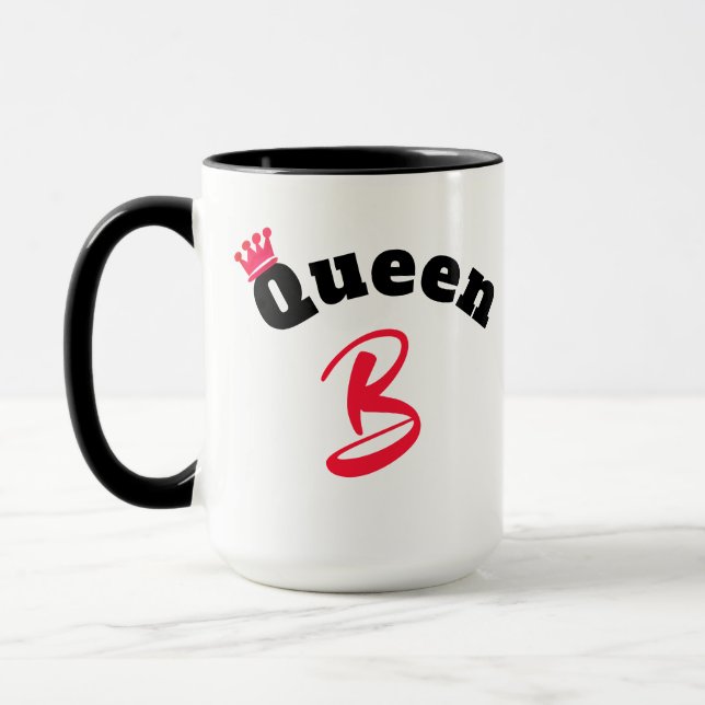 Cute Queen Bee Coffe Mugg (Vänster)