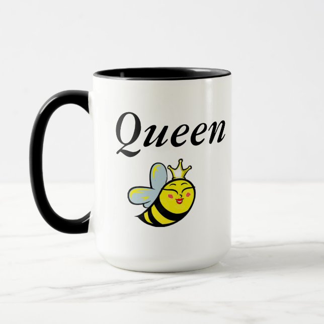 Cute Queen Bee Gift Kaffe koppar (Vänster)