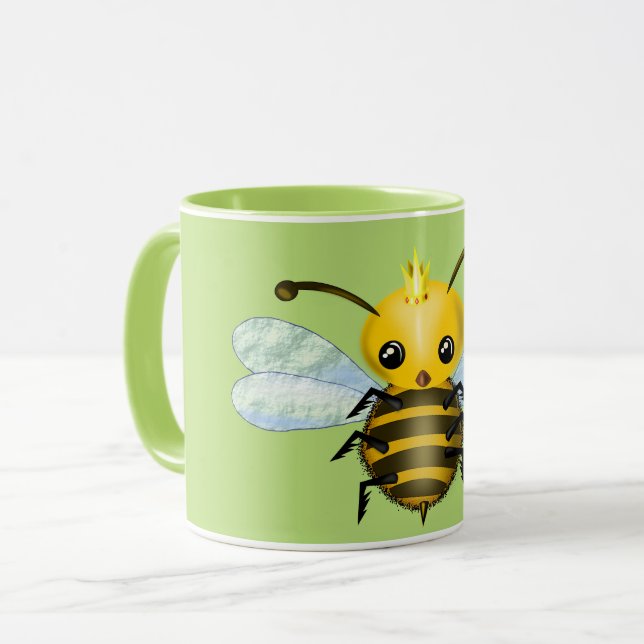 Cute Queen Bee Mugg (Framsida vänster)