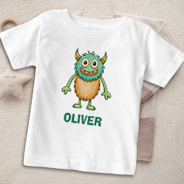 Cute Quirky Monster-Personlig T Shirt