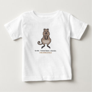 Cute QUOKKA - Australien - Djurgrafik med fara för T Shirt