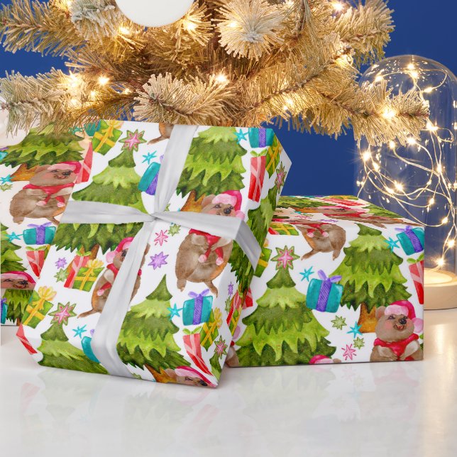 Cute Quokka-jul Presentpapper (Helgdagar)