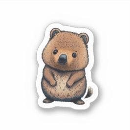 Cute Quokka Sticker Klistermärken