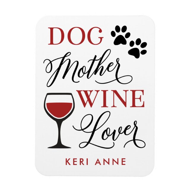 Cute Quote Pet Mamma Magnet (Vertikal)