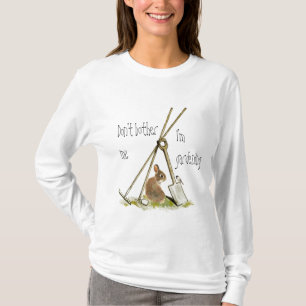 Cute Quote verktyg med Bunny & Bird Tee Shirt
