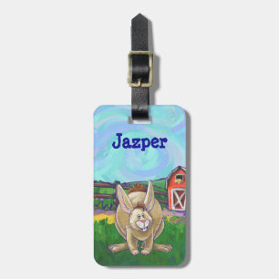 Cute Rabbit Animal Parad Bagagebricka
