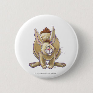 Cute Rabbit Animal Parad Knapp