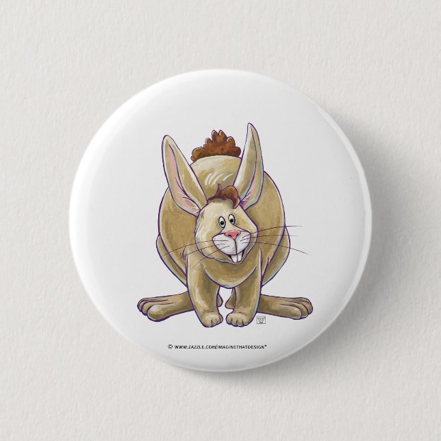 Cute Rabbit Animal Parad Knapp (Framsida)