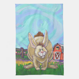 Cute Rabbit Animal Parad Kökshandduk