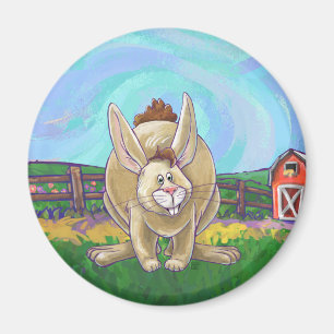 Cute Rabbit Animal Parad Magnet