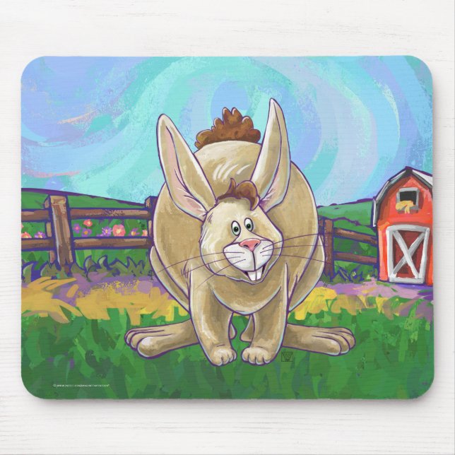 Cute Rabbit Animal Parad Musmatta (Framsidan)
