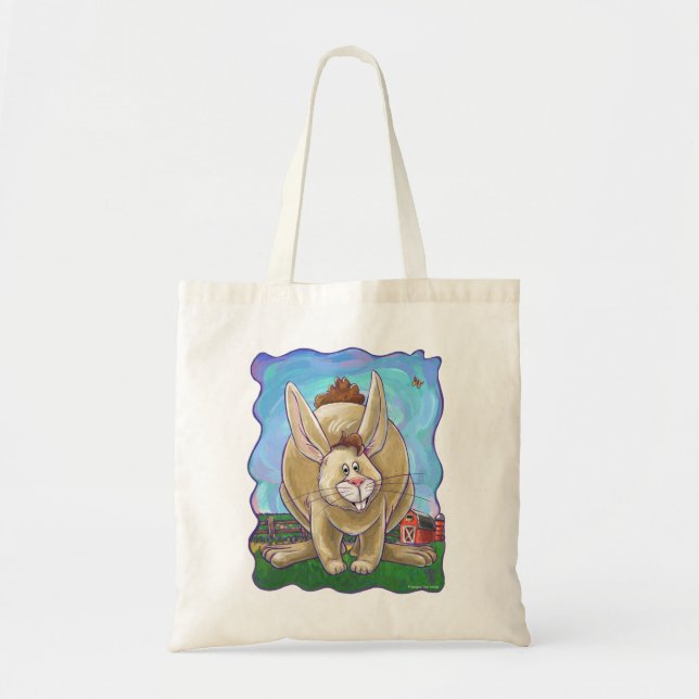 Cute Rabbit Animal Parad Tygkasse (Framsidan)