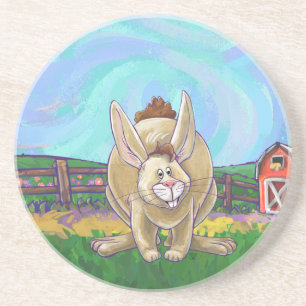 Cute Rabbit Animal Parad Underlägg