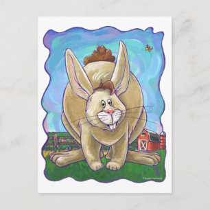 Cute Rabbit Animal Parad Vykort