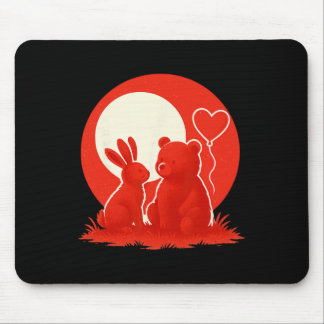 Cute Rabbit Bear Couple Valentine's Day Lovers  Musmatta