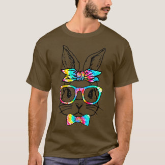 Cute Rabbit Bunny Face Leopard Glasses Headband Ea T Shirt