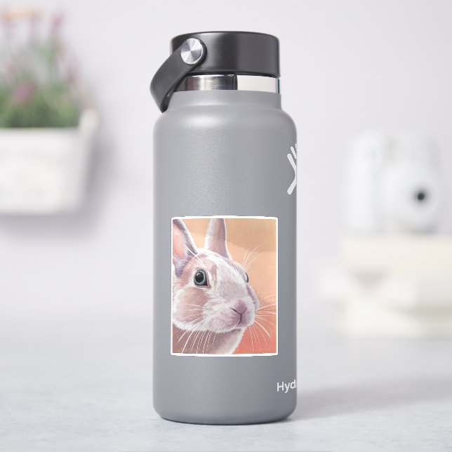 Cute Rabbit Klistermärken (HydroFlask)