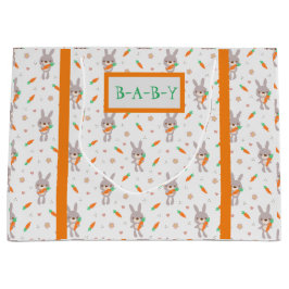 Cute Rabbit Orange Boy Girl