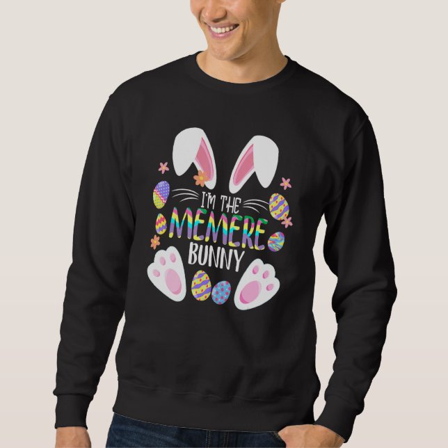 Cute Rabbit Öron I är Memere Bunny Matching Eas Lång Ärmad Tröja (Framsida)