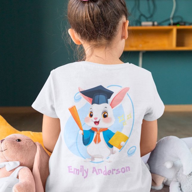 Cute Rabbit Studenten Gifts for Kindergarteners T Shirt (Cute Rabbit Graduation Gifts for Kindergarteners)