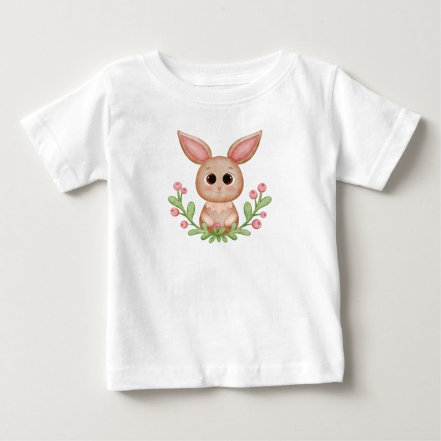 Cute Rabbit T Shirt (Framsida)