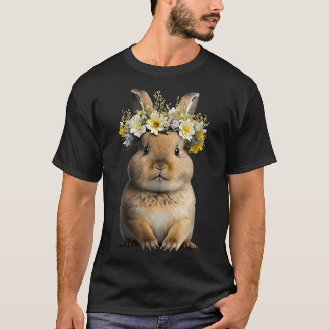 Cute Rabbit T Shirt (Framsida)