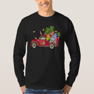 Cute Rabbit with Bunny Öron Egg Hunting Lastbil Ha T Shirt